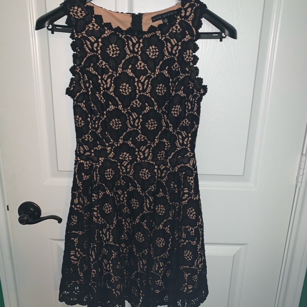 Black lace dress juniors
